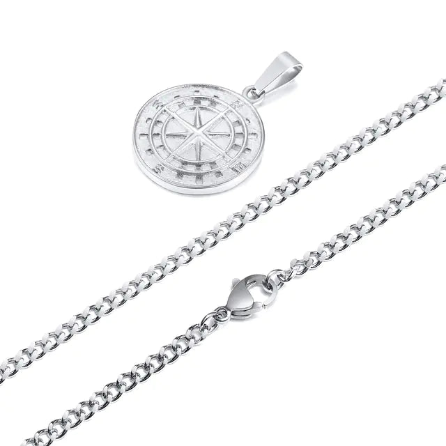 Compass Atlas Men's Necklace