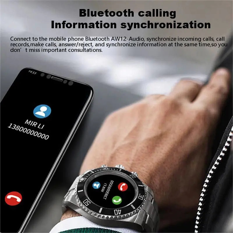 Men's Smart Watch Bluetooth Call Display