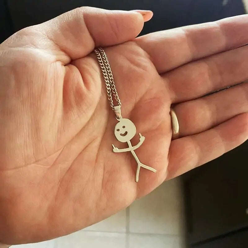 Trendy Cute Doodle Necklace