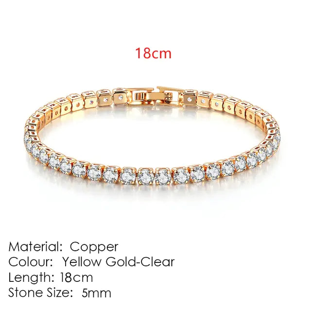 Classy Zirconia Tennis Bracelet