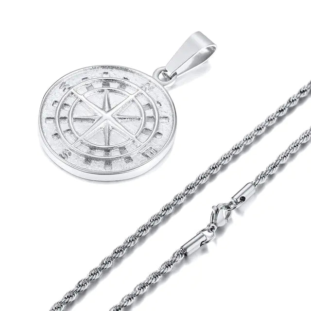 Compass Atlas Men's Necklace