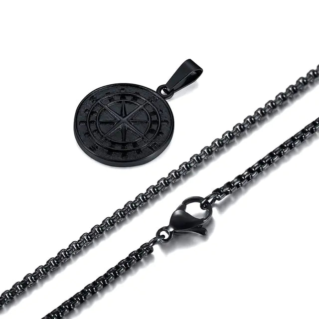 Compass Atlas Men's Necklace